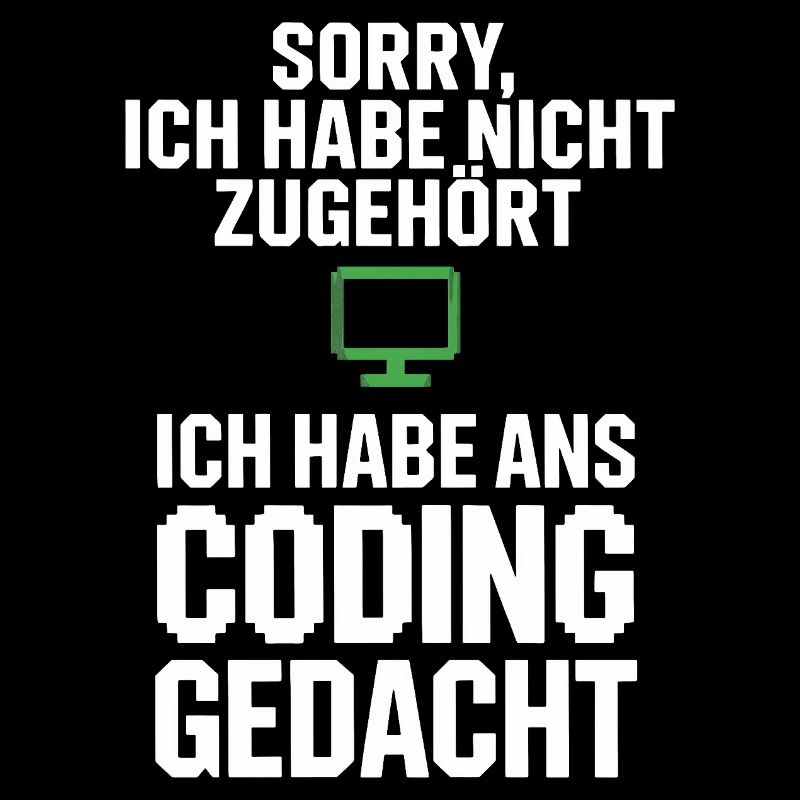 Désolé, j’ai pensé à coder