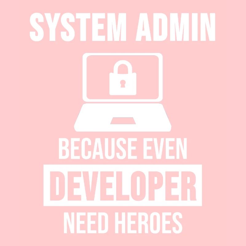 System Admin Administrator Entwickler Geschenk