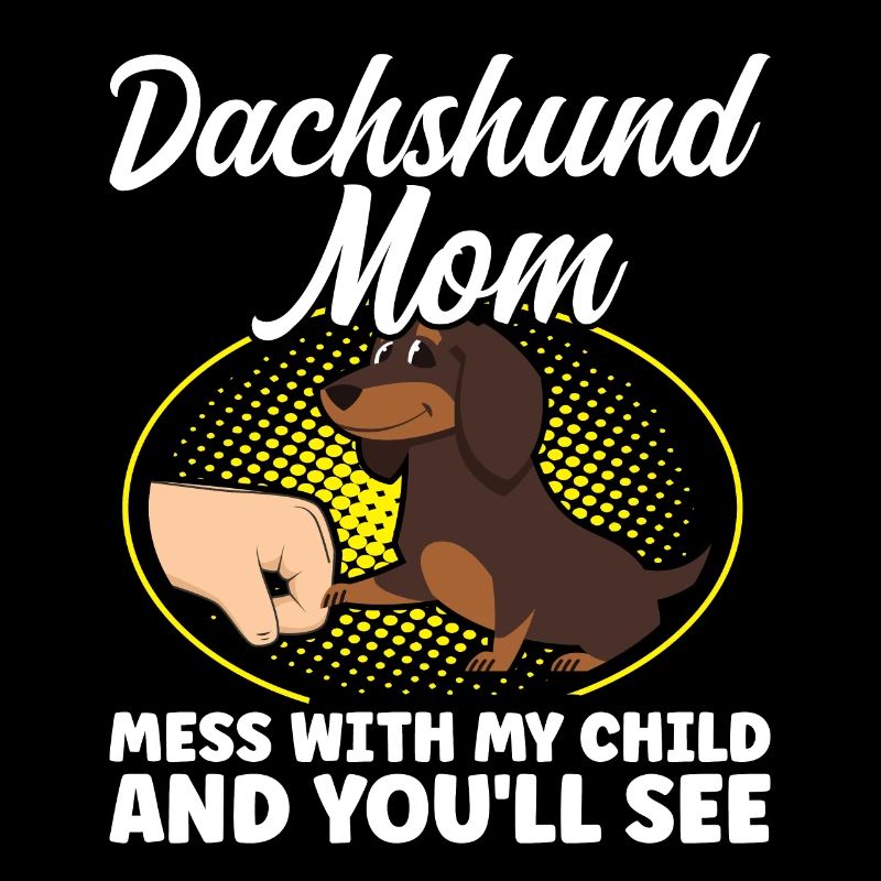 dackel Mama Dackel Haustiere Mutter Geschenk
