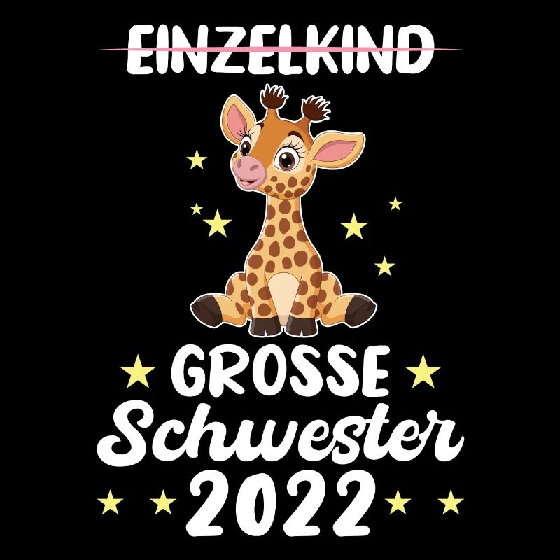 Schwestern Giraffe Grosse Schwester Geschenk
