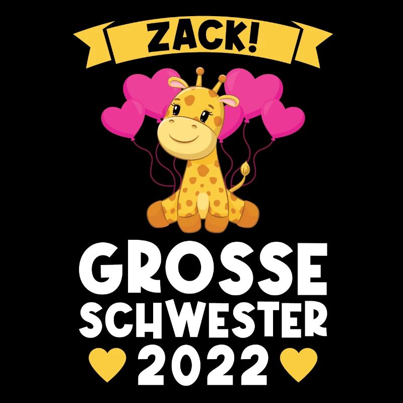 Schwestern Giraffe Grosse Schwester Geschenk