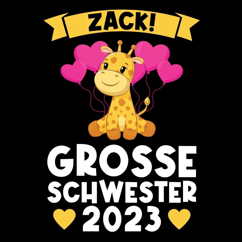 Schwestern Giraffe Grosse Schwester Geschenk