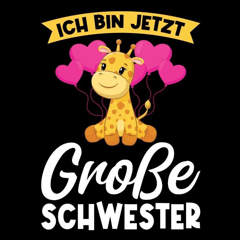 Schwestern Giraffe Grosse Schwester Geschenk