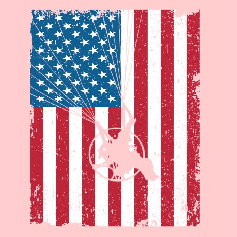 Paramotoring Powered Paragliding PPG USA Flag