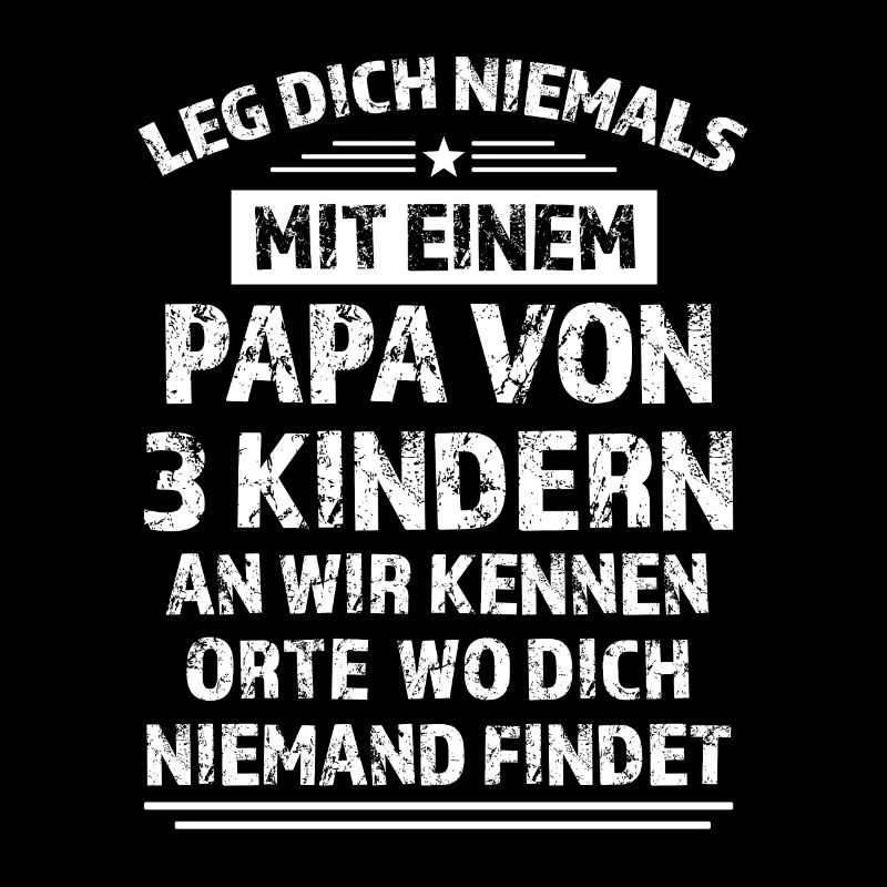 Papa 3 Kinder Papa von 3 Kindern Geschenk