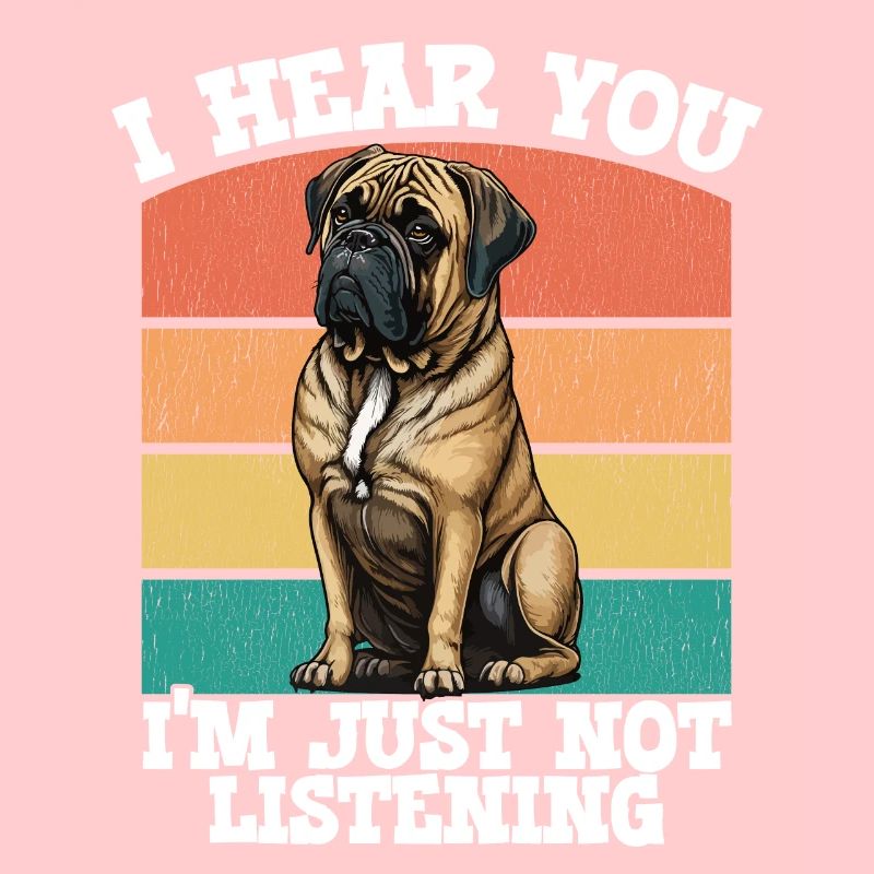 Bullmastiff Je t’entends Je n’écoute tout simplement pas