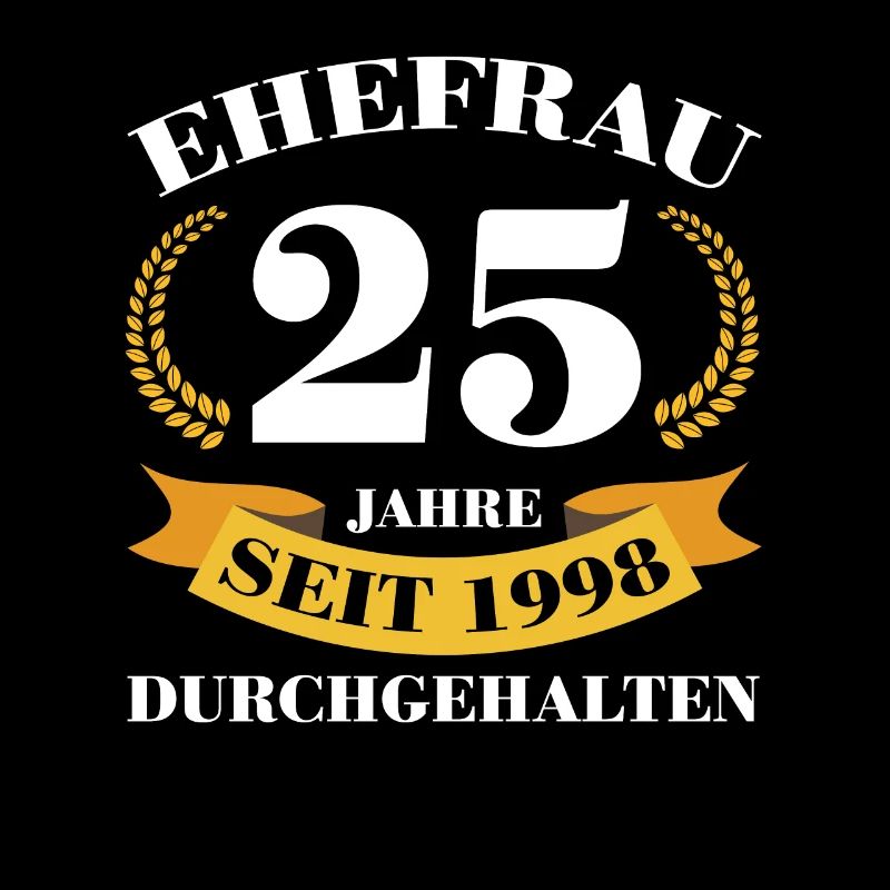 25. Hochzeitstag Ehefrau Silberhochzeit Geschenk