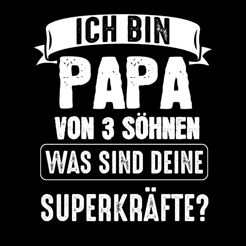 Papa 3 Söhne Papa von 3 Söhnen Geschenk