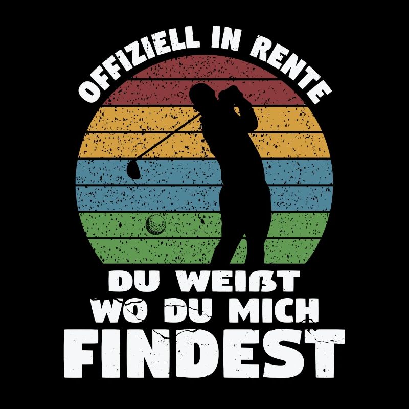Golfspieler Rentner Golfer Geschenk