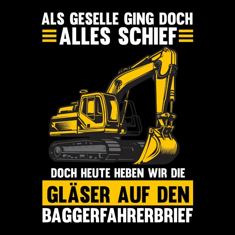 Bagger Fahrer Bagger Bauen Geschenk