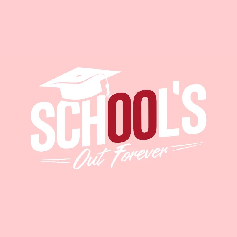 Schulabschluss Abschlussfeier School`s Out Forever