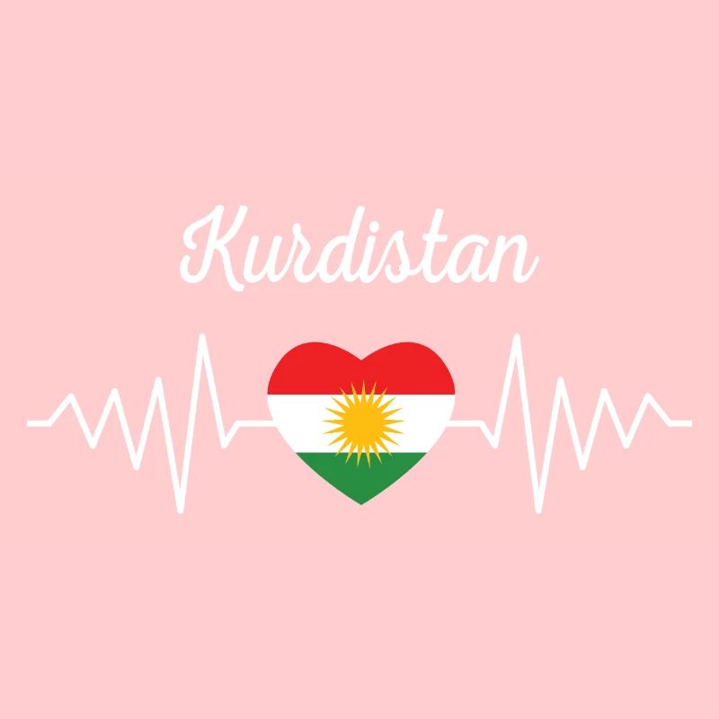 Kurdistan Flagge Bakur Bashur Rojava Rojhlt Newroz