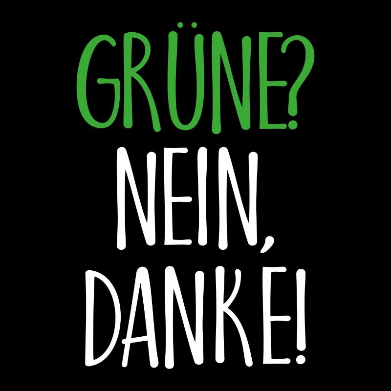 Grüne Nein Danke Geschenk