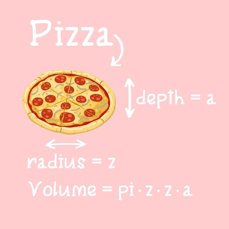 Pizza Pi Mathe Formel Geschenk