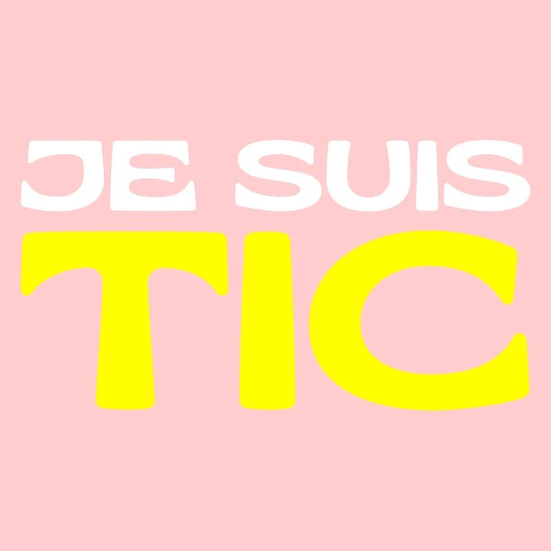 Je Suis TIC -TIC et TAC- TIC TAC Duo Drôle Cadeau