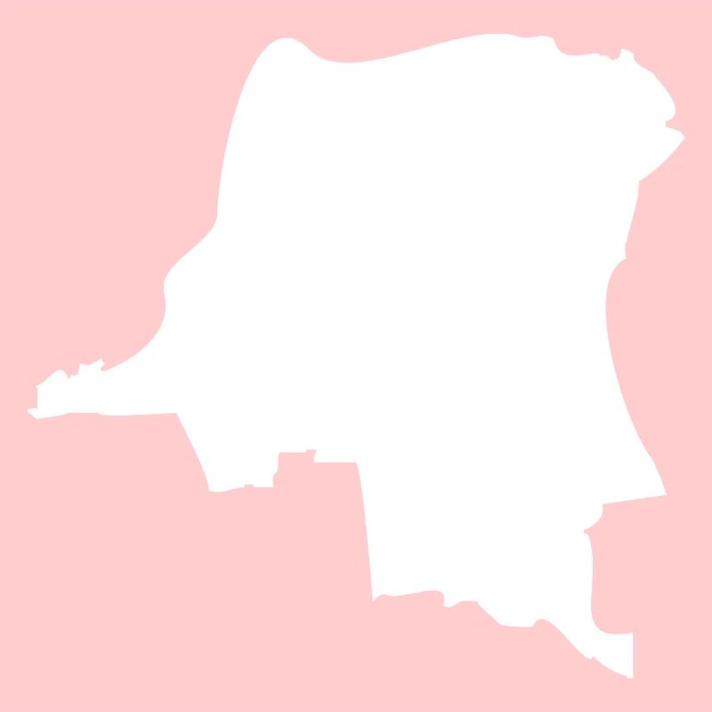 Drapeau de la carte du Congo