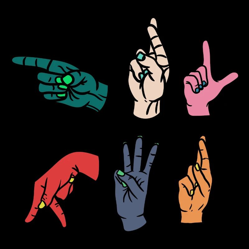 American Sign Language ASL Alphabet Lehrer