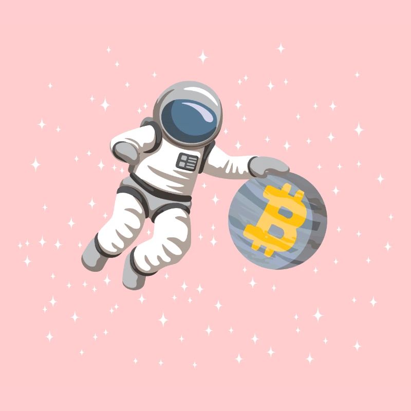 Astronaute Bitcoin