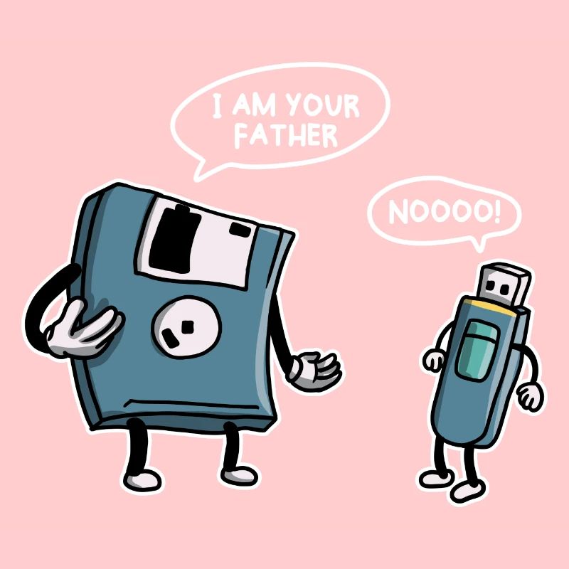 Disque USB Drôle de technologie de l’information