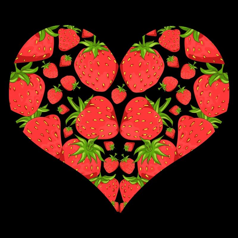 Erdbeeren Liebe Frucht Herz Geschenk Obst Erdbeere
