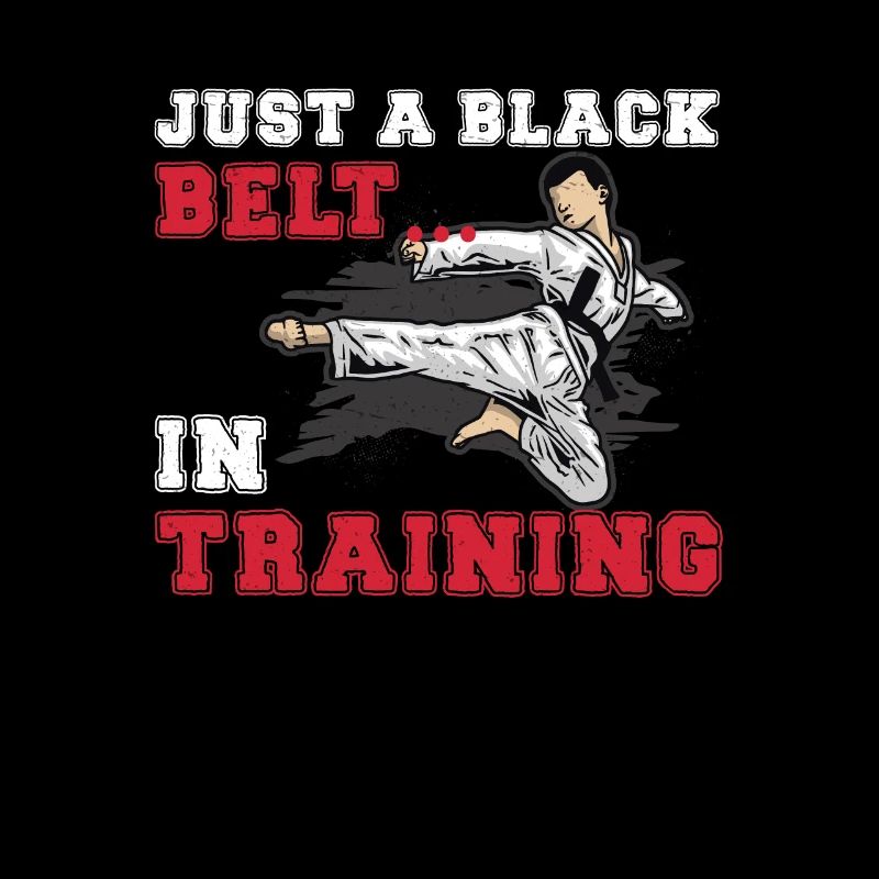 Śmieszne sporty walki Karate dla czarnego