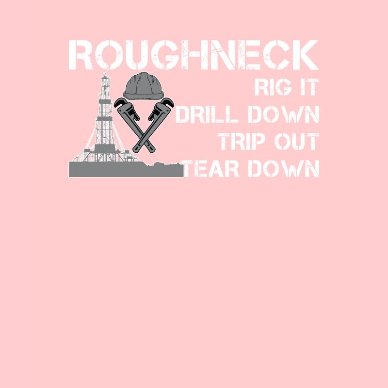 Rig Up Drill Down Trip Out Roughneck Worker Worker