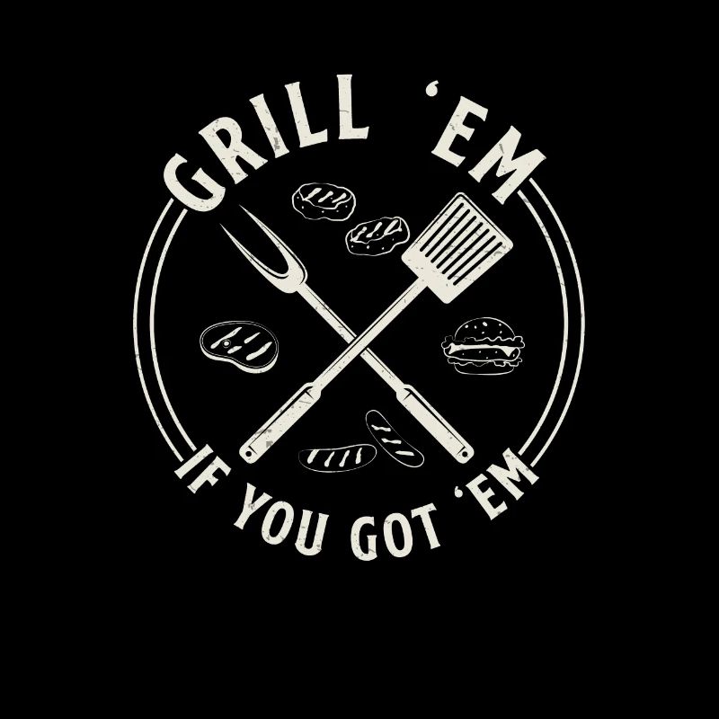 Funny Grilling Meat Party For A Grillmaster