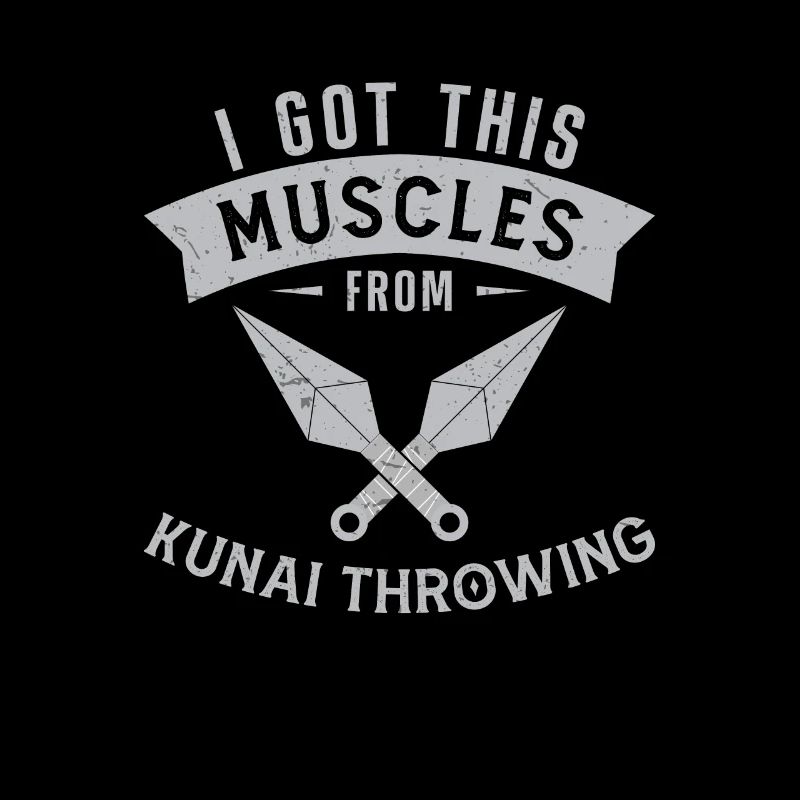 I Got This Muscles From Kunai Wurfmesser