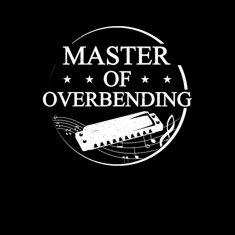 Maître de l’harmonica de l’overbending drôle