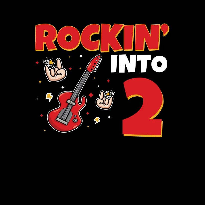 Rockin Into 2 star Guitare 2 ans 2e anniversaire