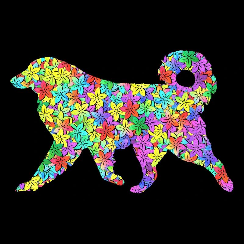 Pyrenean mountain dog, fully customizable as desired