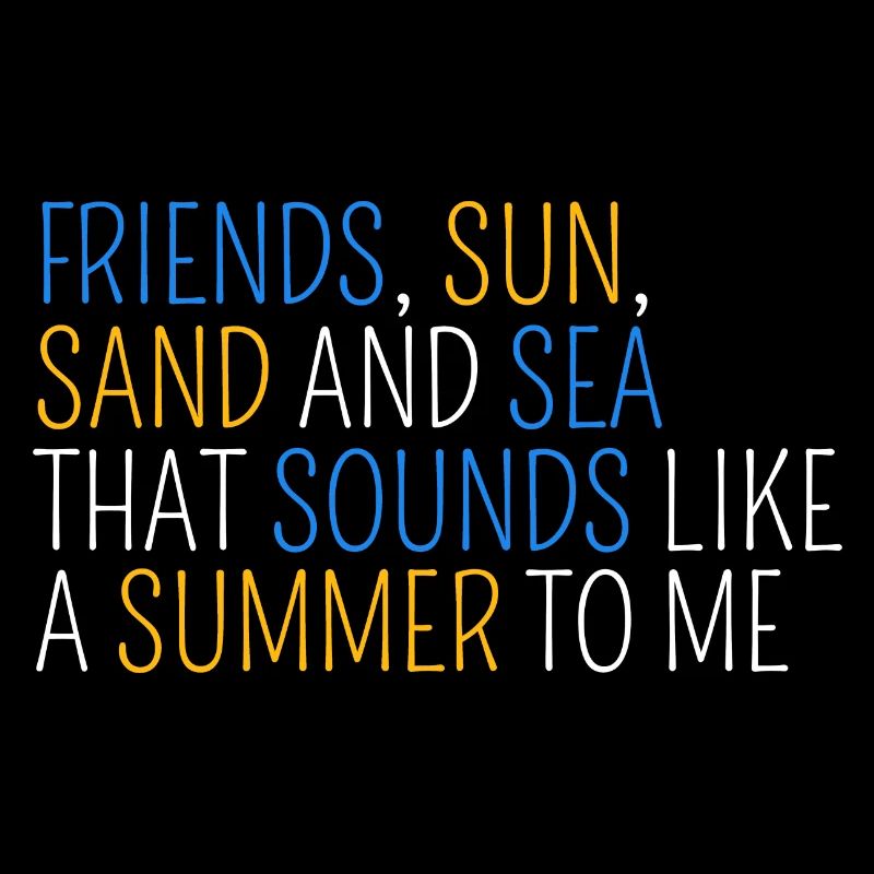 Amis, soleil, sable et mer, c’est l’été