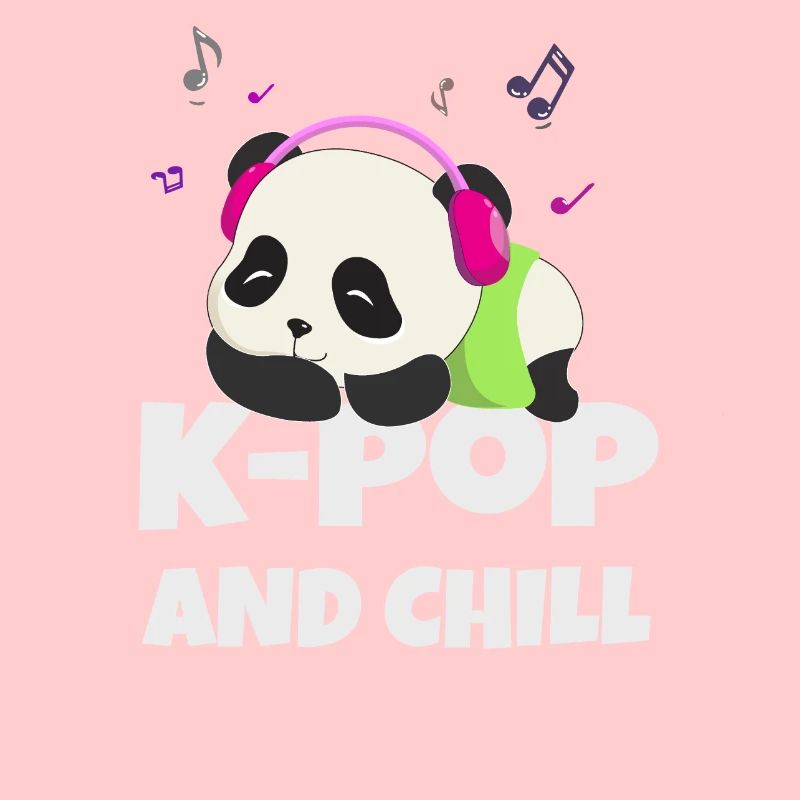 K-POP und chillen. Schwarz # 2