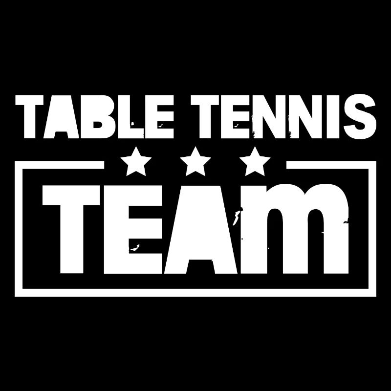 Équipe De Tennis De Table Coloré