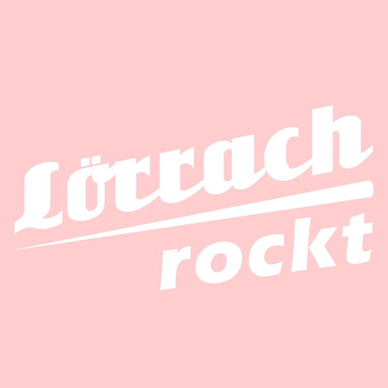Lörrach rockt - Textdesign mit Stadtnamen