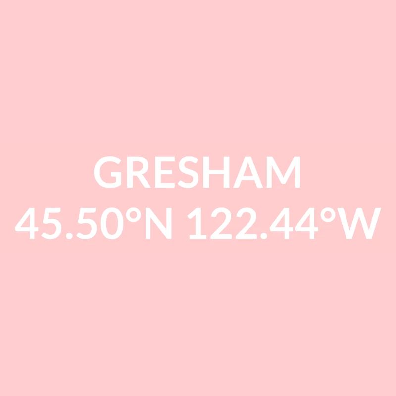 Coordonnées de Gresham, Oregon, États-Unis