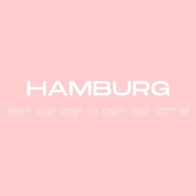 les coordonnées de Hambourg