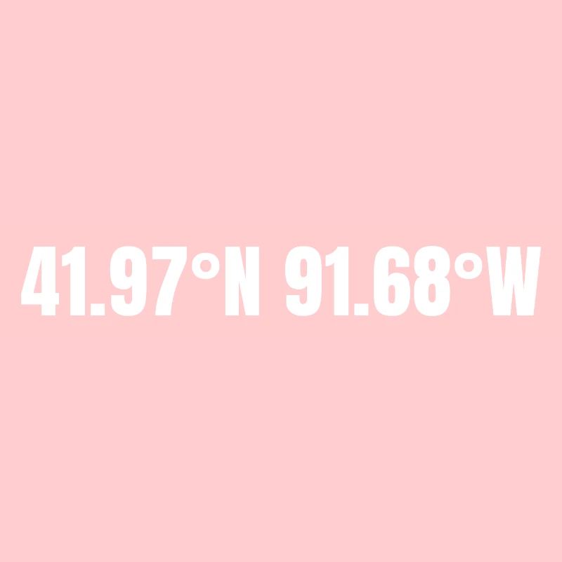 Cedar Rapids, Iowa, USA Coordinates