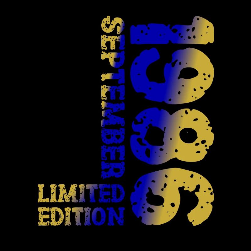 1986 Septembre Edition Limitée 37th Birthday Deco