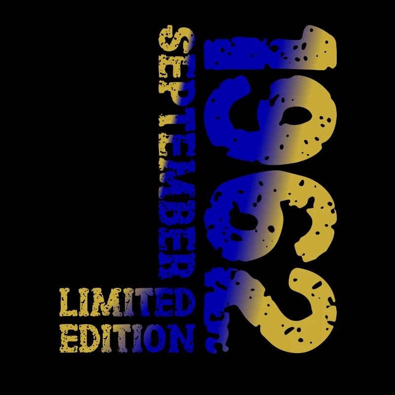1962 September Limited Edition 61. Geburtstag Deko