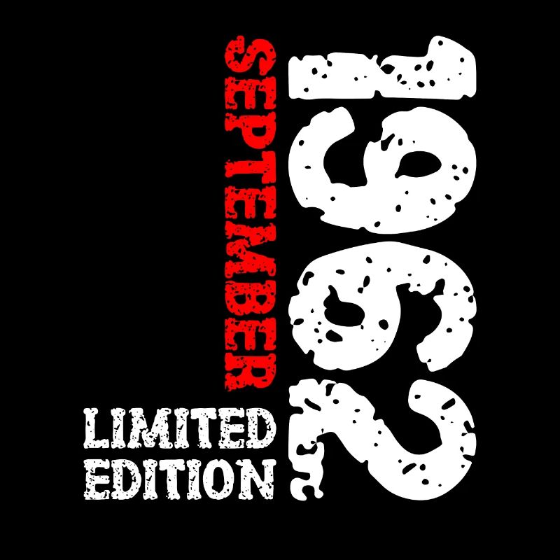 1962 September Limited Edition 61. Geburtstag Deko