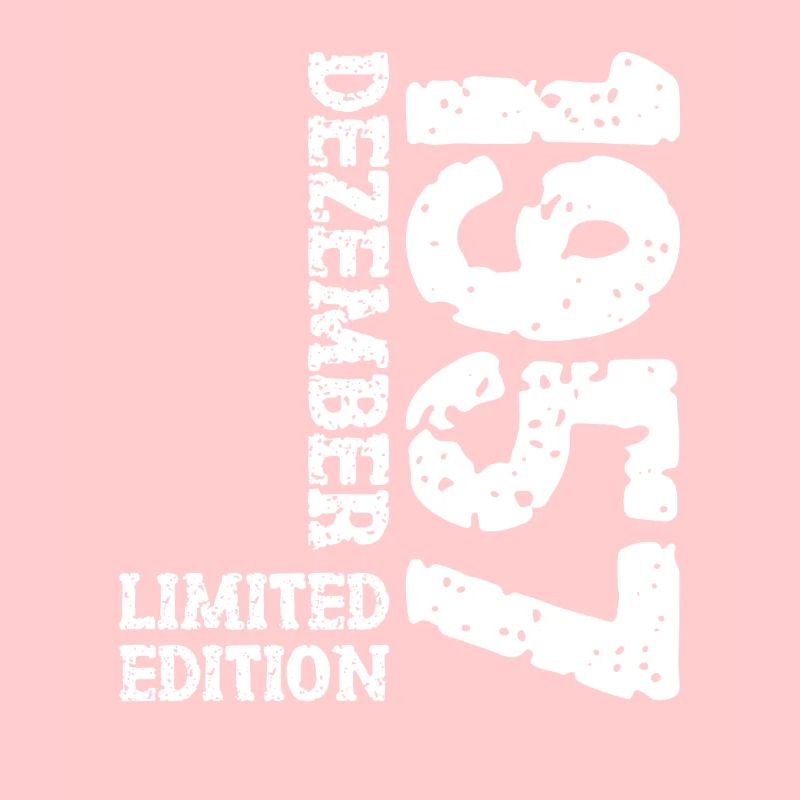 1957 Dezember Limited Edition 66. Geburtstag Deko