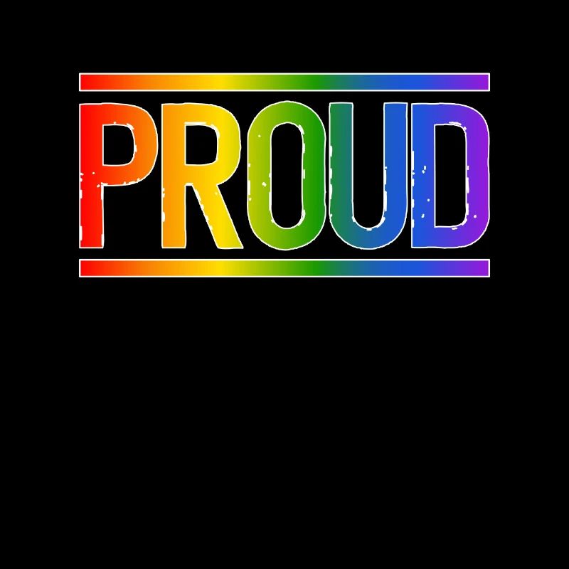 Proud LGBT Gay Pride CSD Rainbow Pride