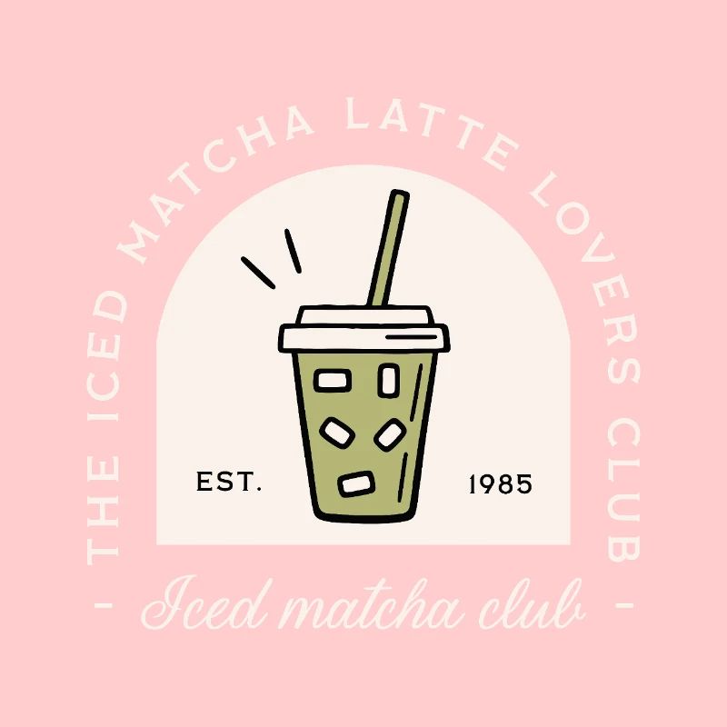 Iced matcha latte boisson japonaise humour