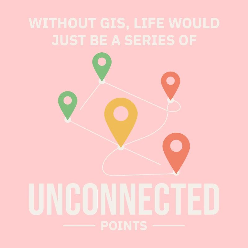 GIS Unconnected Points Map Data Analysis