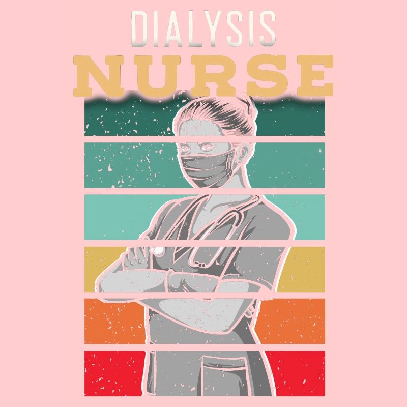 Dialysekrankenschwester - Retro - Hero - Frontliner