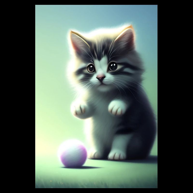 Petit bébé chat mignon