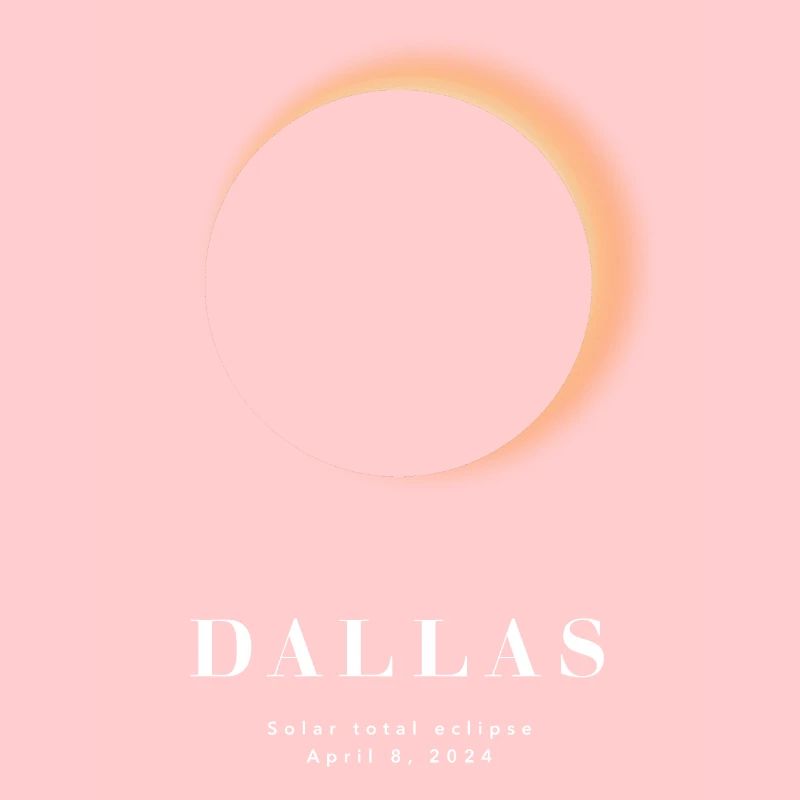 DALLAS TOTAL SOLAR ECLIPSE 2024