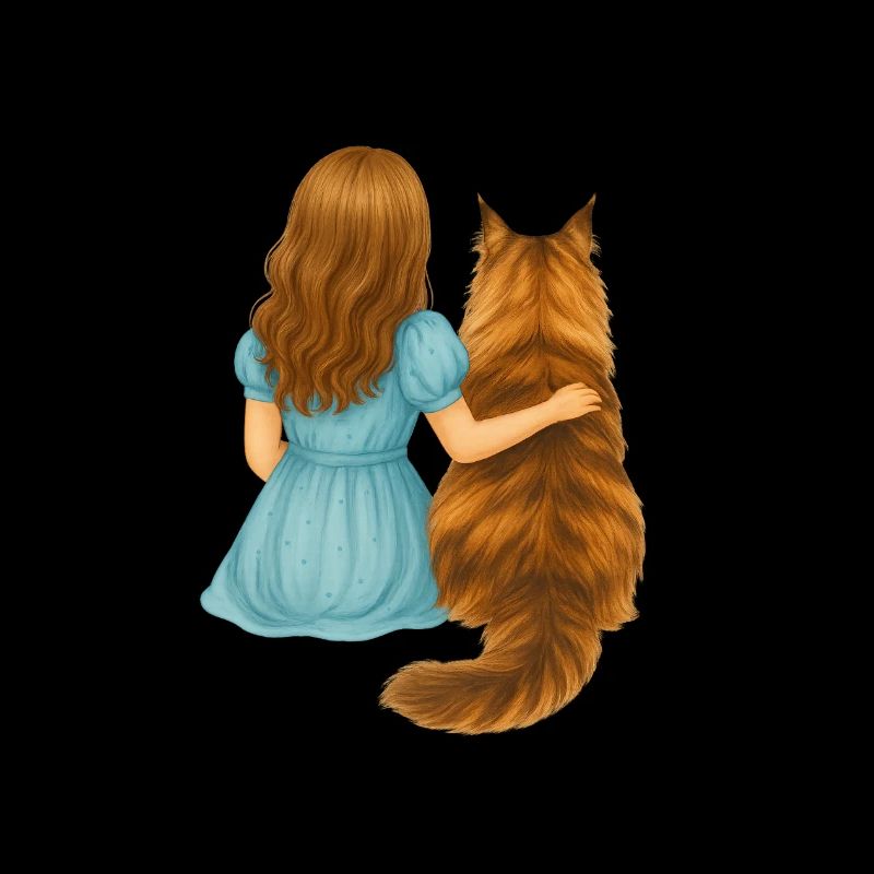Mädchen mit Katze – Magische Freundschaft
