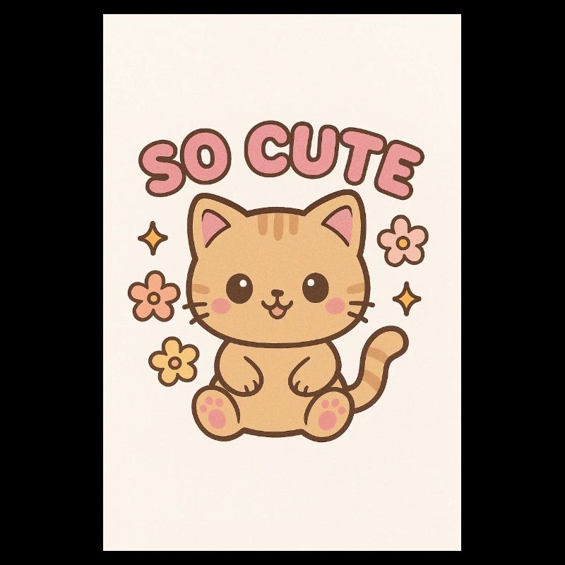 So cute kitty design